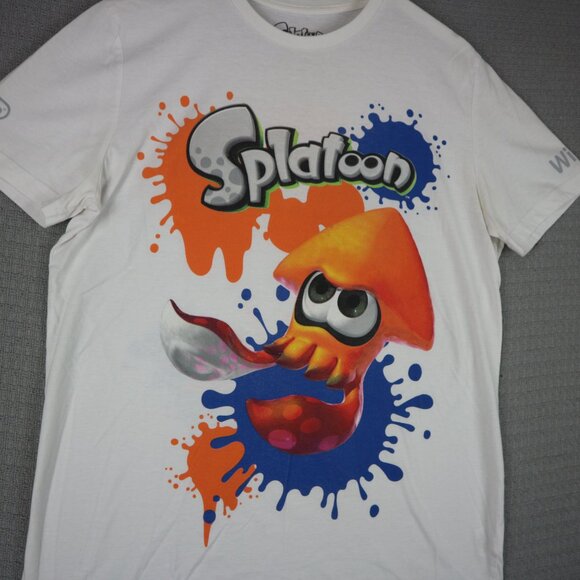 2015 Splatoon Nintendo All over Print Graphic Tee Mens Large - Picture 5 of 8